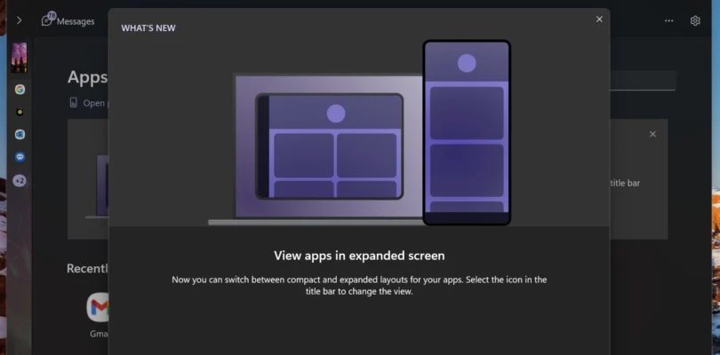 Windows 11 Now Allows Running Android Apps in Full Screen
