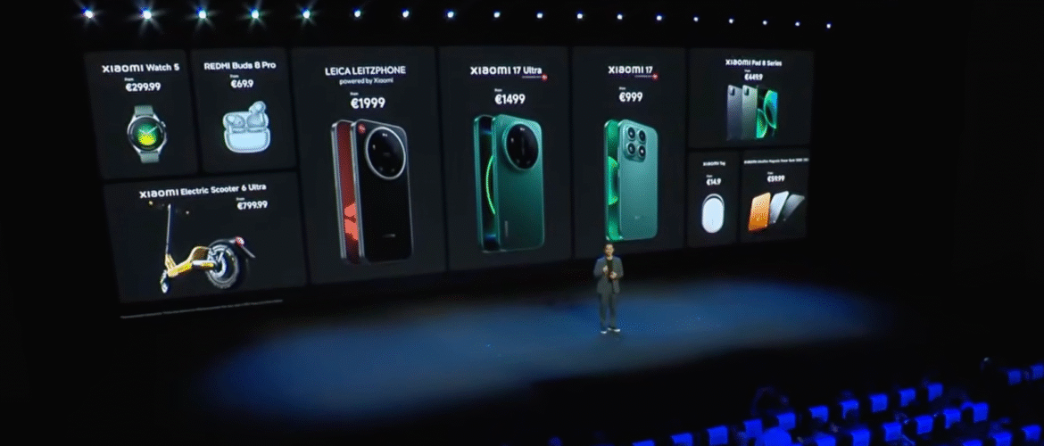 Xiaomi Presents Global 17 and 17 Ultra, Concept Hypercar, and Other New Products