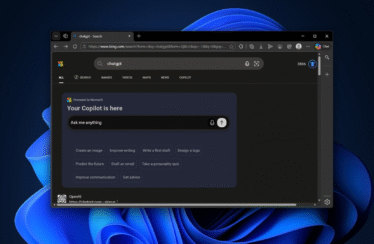 Microsoft Aggressively Promotes Copilot When Users Search for ChatGPT